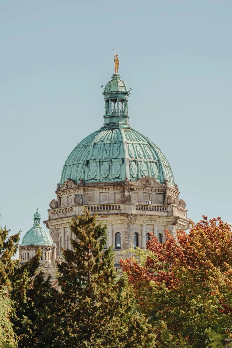 BC Legislature copper dome Victoria BC, architectural photography by Vancouver Island photographer By Farhan